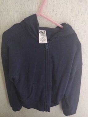 Athletic Works Navy Blue Kids Zip-Up Hoodie